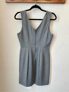 Grey Maurices Dress - Capsule Wardrobe - Minimal - Quiet Luxury - Size 7/8